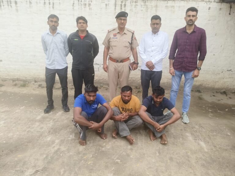 सीआईए स्टाफ ने किया लूट गिरोह का पर्दाफाश