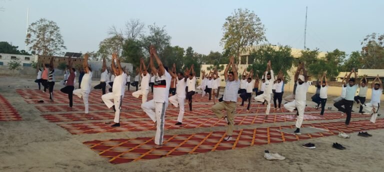 पुलिस लाइन डबवाली में 11वें अंतर्राष्ट्रीय योग दिवस की तैयारियां जोरों पर
