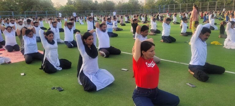 योग दिवस के कॉमन योग प्रोटोकॉल प्रशिक्षण कार्यक्रम