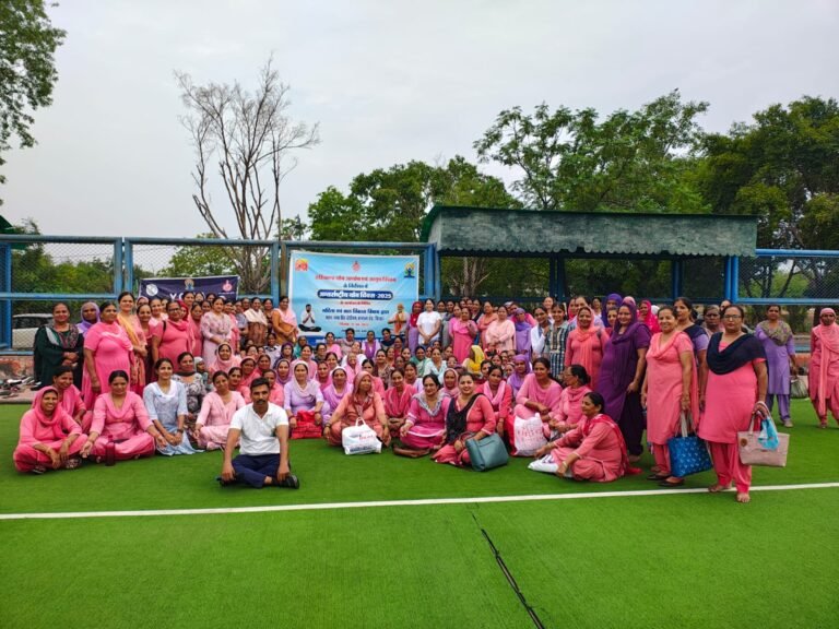 महिला एवं बाल विकास विभाग,आयुष विभाग,खेल विभाग द्वारा योग प्रोटोकॉल अभ्यास कार्यकम।