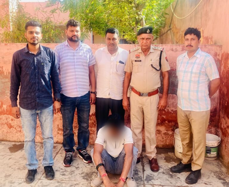 पी.ओ. स्टाफ ने चोरी के दो मामलों के बैल जम्पर को किया काबू