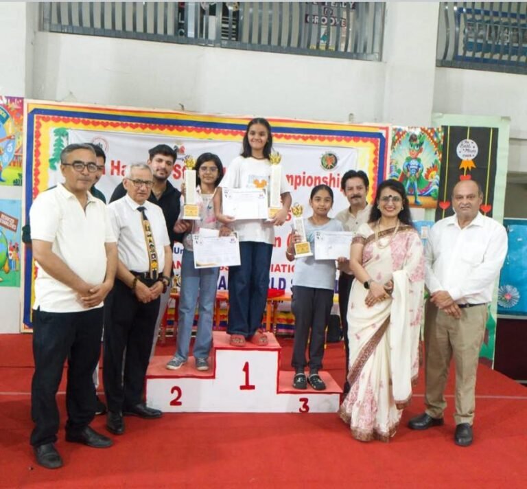 जसनूर ने हरियाणा स्टेट चेस चैंपियनशिप में पाया तीसरा स्थान