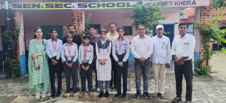मम्मड़ खेड़ा स्कूल के विद्यार्थियों ने जीते चार गोल्ड सहित 8 पदक