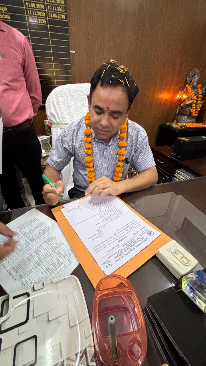नवनियुक्त प्राचार्य डॉ. शत्रुजीत सिंह  ने  किया राजकीय महिला महविद्यालय सिरसा में  पदभार ग्रहण