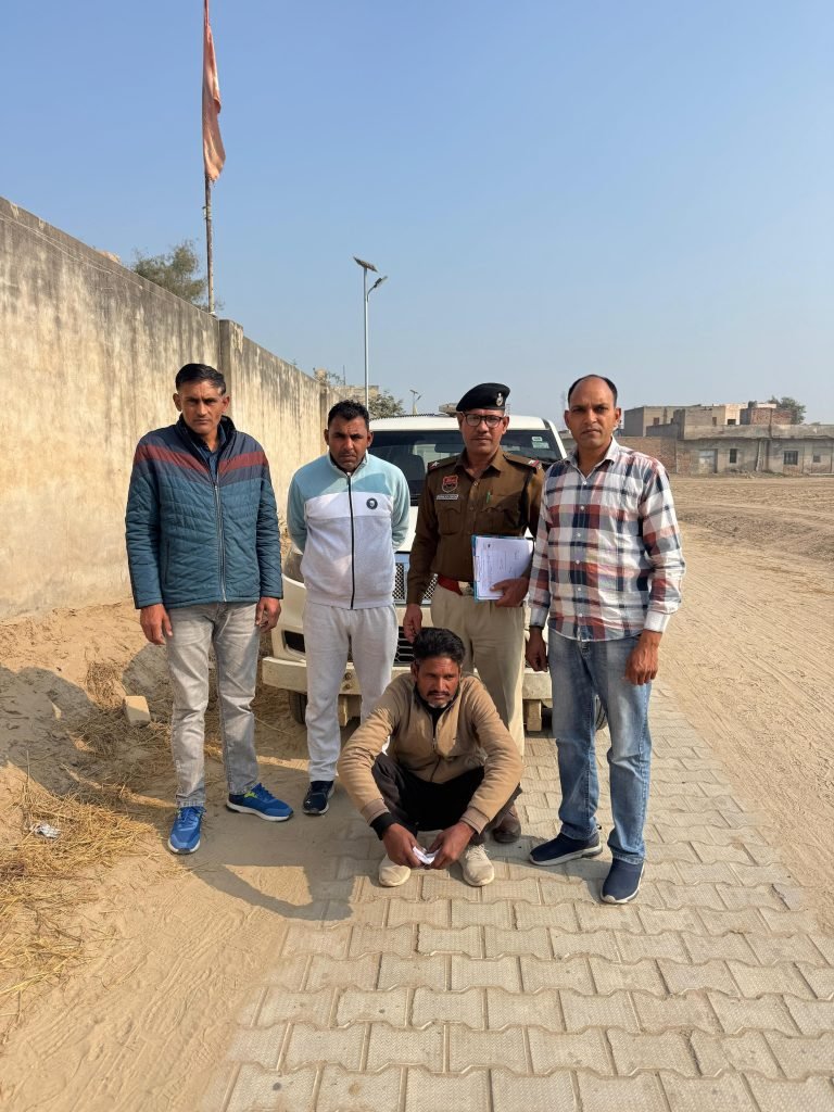 6 ग्राम 62 मिलीग्राम हेरोइन सहित एक युवक को किया काबू ।