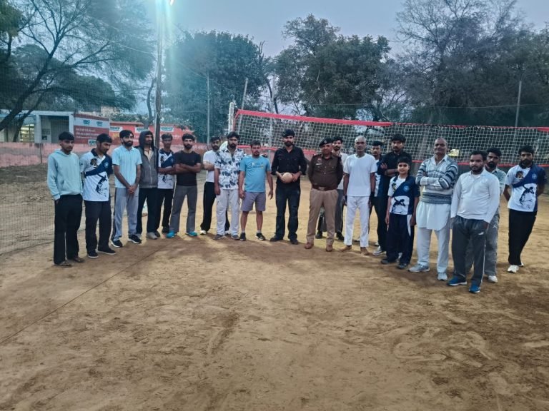 युवाओं का नशे से दूर रखने के लिए खेलों से जुड़ना बेहद जरुरी :- सब इंस्पेक्टर रामकुमार ।