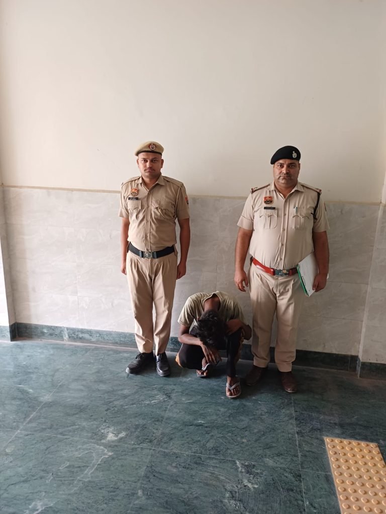 पत्थर कटाई मशीन चोरी का खुलासा, आरोपी 24 घंटे में गिरफ्तार,मशीन बरामद ।