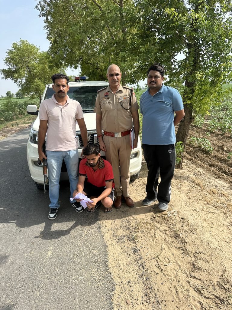 08 ग्राम 91 मिलीग्राम हेरोइन सहित युवक काबू ।