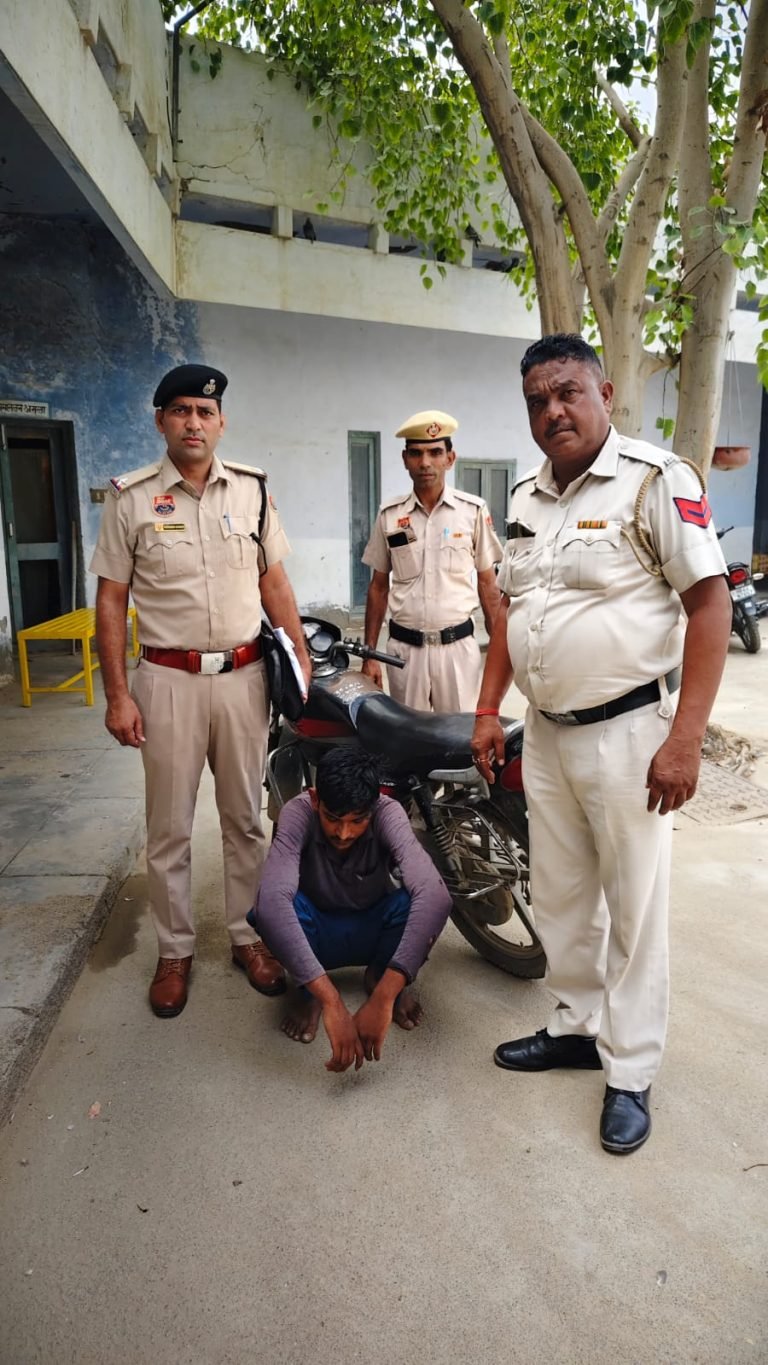 महिला के कानों से सोने की बालियां छीना-झपटी करने वाला गिरोह का पर्दाफाश,एक काबू । 